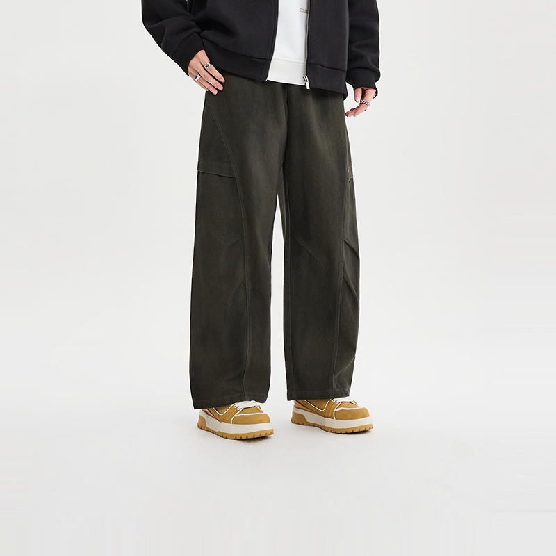 Men's Wide-Leg Cargo Pants