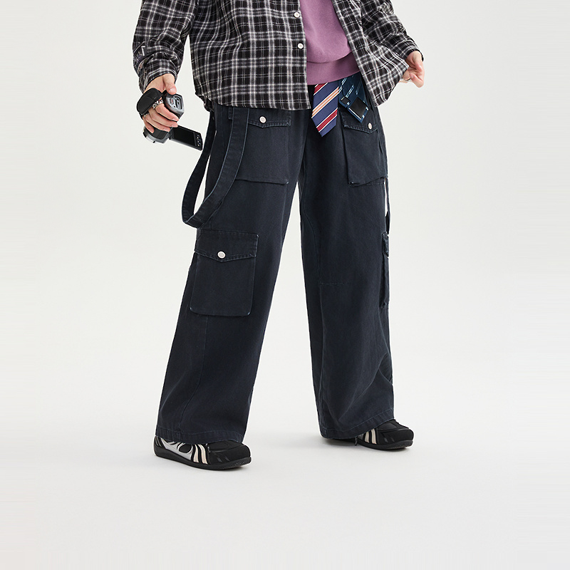 Men's Black Cargo Pants