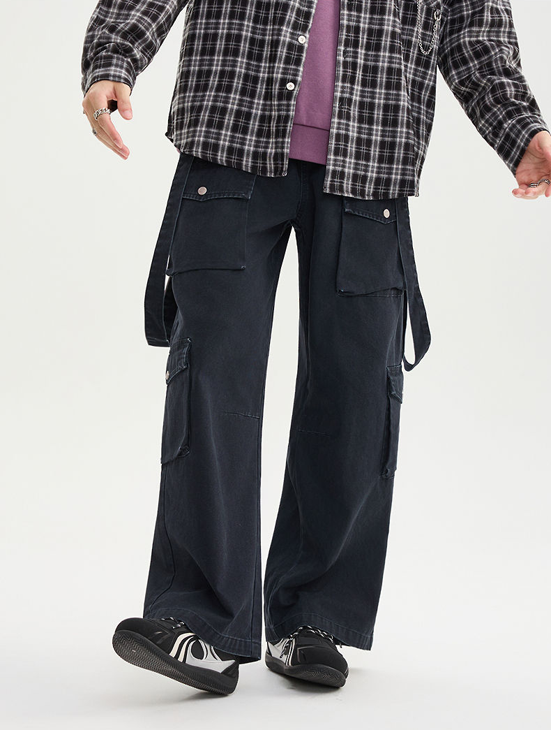 Men's Black Cargo Pants