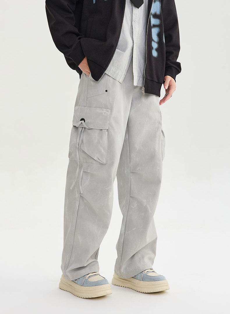 Men's Light Grey Cargo Pants