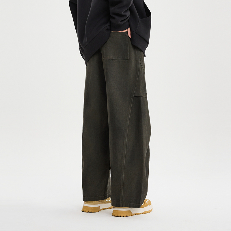 Men's Wide-Leg Cargo Pants