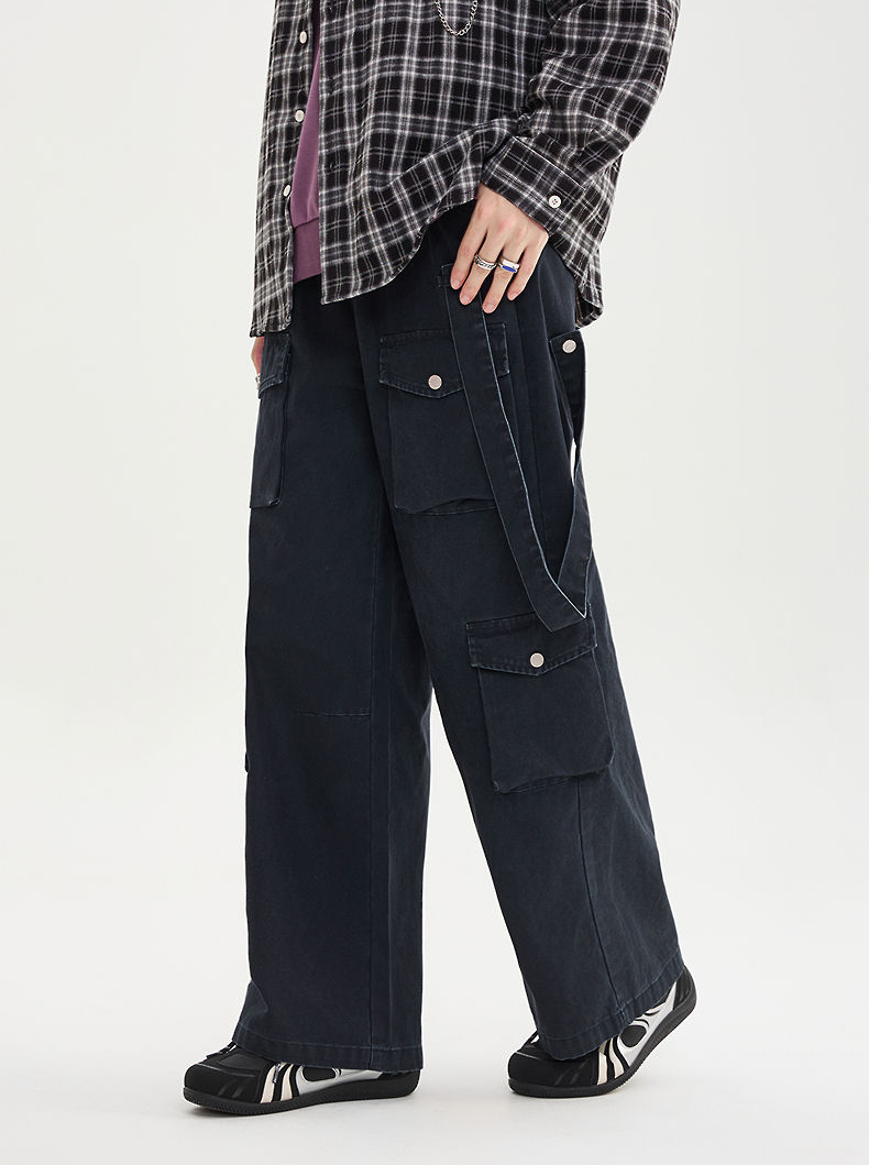 Men's Black Cargo Pants