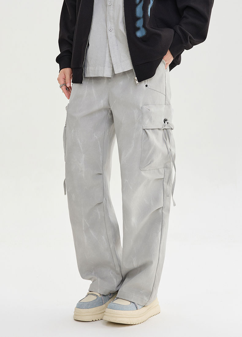 Men's Light Grey Cargo Pants