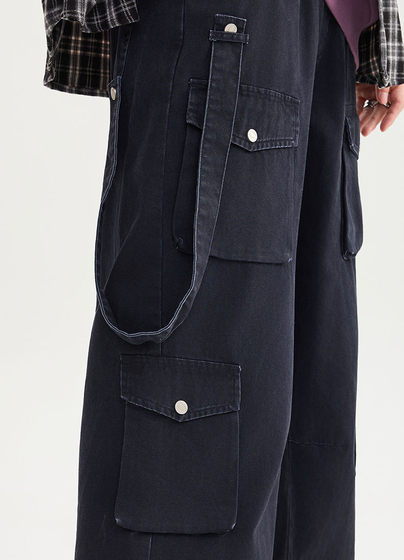 Men's Black Cargo Pants