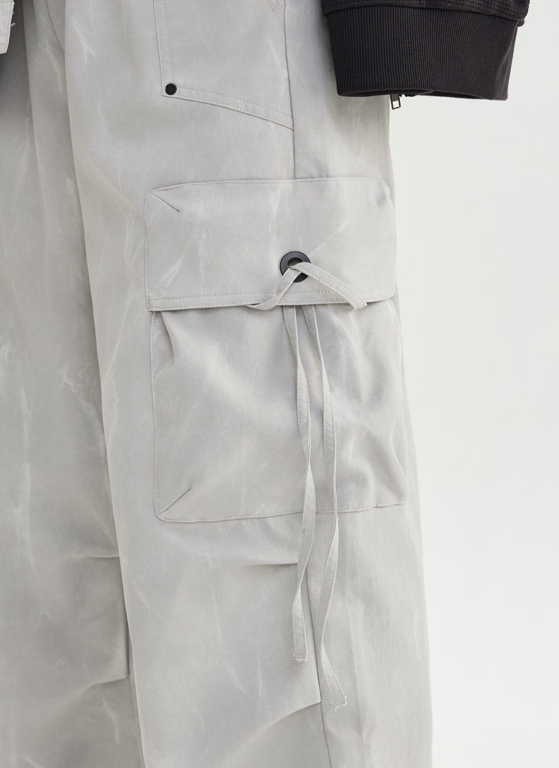 Men's Light Grey Cargo Pants