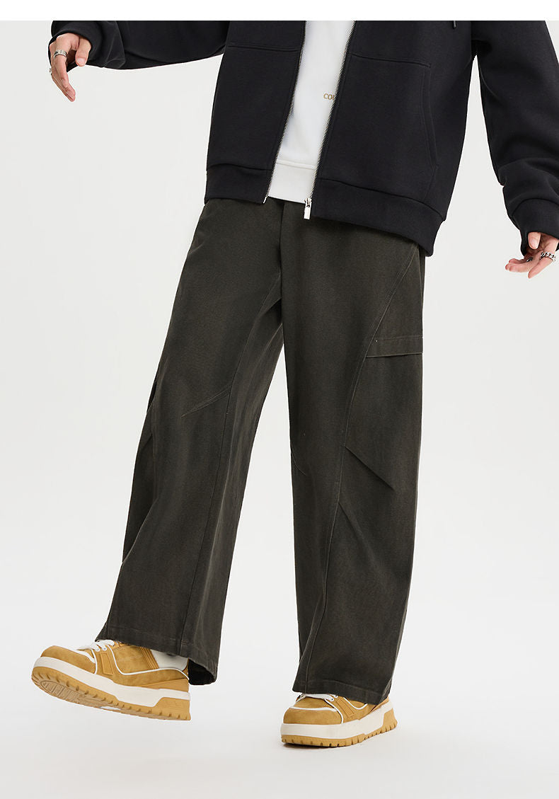 Men's Wide-Leg Cargo Pants